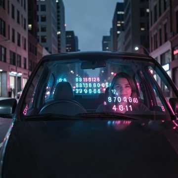 摇号牌长队