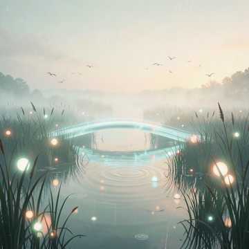 林间湿地