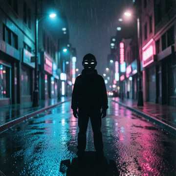 街灯影子