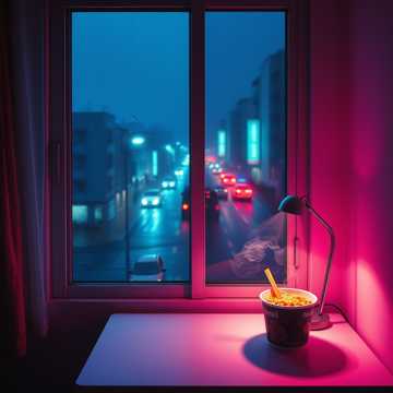出租屋的灯还亮着