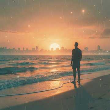 橘落听浪潮