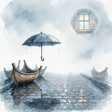 雨落青石街