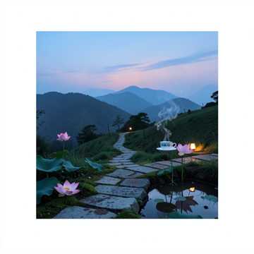 雪落山岗茶未凉