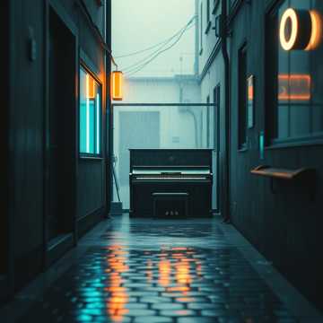 旧钢琴的雨声