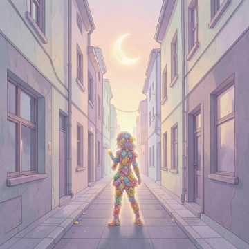 糖纸里的第一枚晚霞