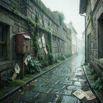 褪色风景临摹