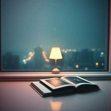 雨碎窗台
