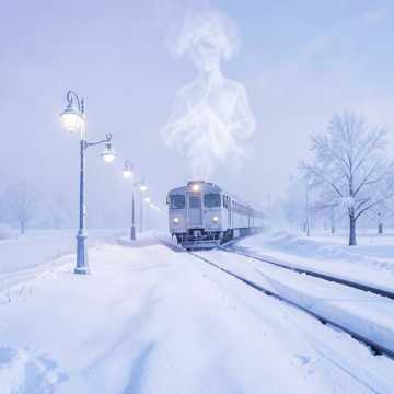 雪夜列车声