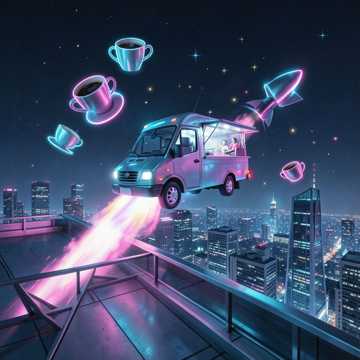 火箭升空餐车