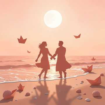 浪花吻过脚踝