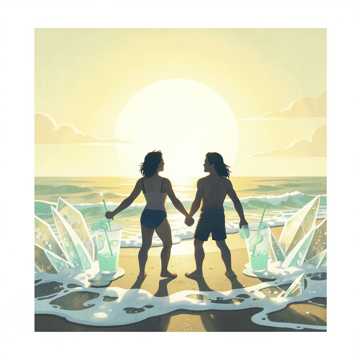 浪尖的冰沙
