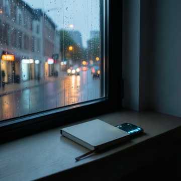 雨敲湿窗