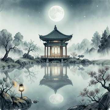望君阁楼水月镜花