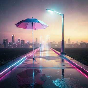 霓虹行道线