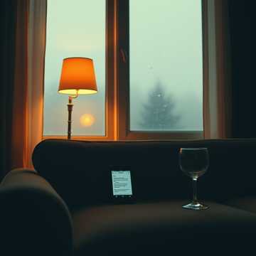 空酒杯里听雨