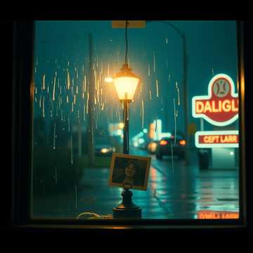 雨声未眠的窗台