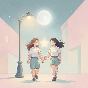 把月色递给你