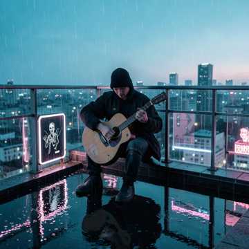 雨打空琴