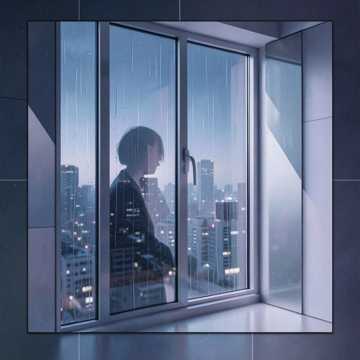 雨落窗沿等你归