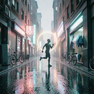 雨季长跑