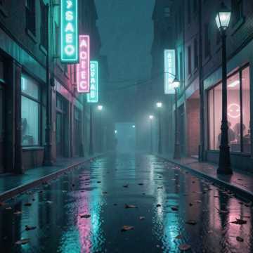 空霓虹倒数半里
