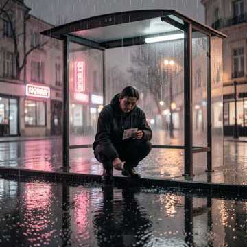 雨棚下的脸