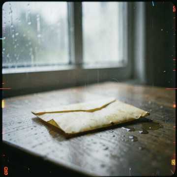 雨湿的旧信笺