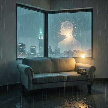 雨声里碎掉的灯