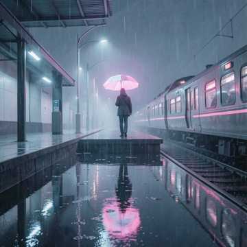 淋湿的末班车