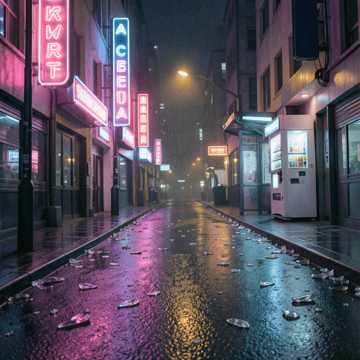 霓虹碎影
