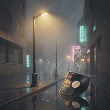 空荡街灯慢半拍
