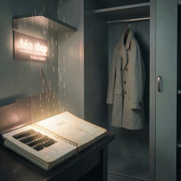 旧琴键上的雨