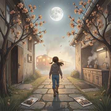 炊烟系着风筝线