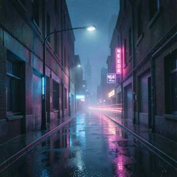 霓虹空街
