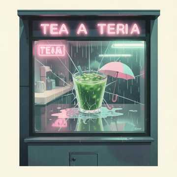 掉进雨里的烧仙草